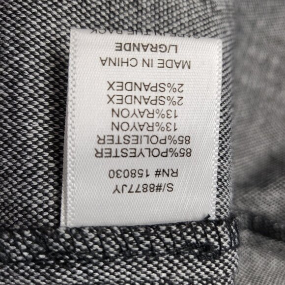 Love Tree Cardigan Sweater Tunic Womens Large Open Front Houndstooth Plaid - Picture 5 of 14